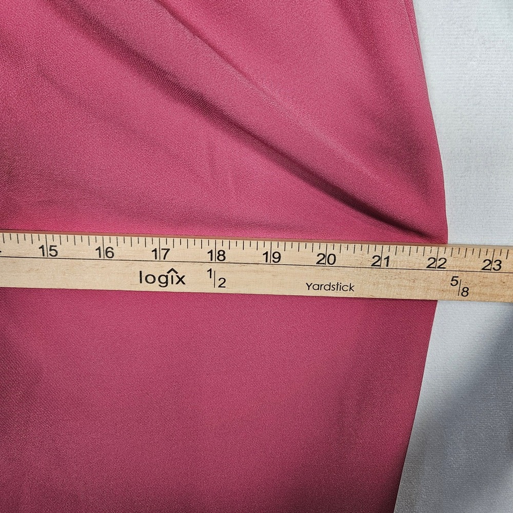 NWT Kay Unger Sabina Dress 16 Berry Sorbet Twisted Midi Sheath Formal Wedding - Picture 8 of 16